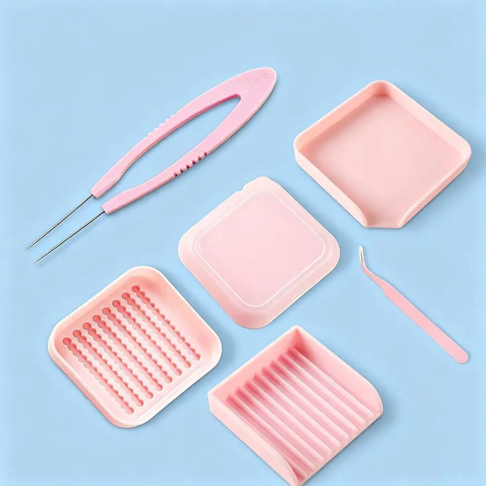 5Pcs Perler Bead Tool Kit Handmade DIY 2.6mm Tool Beads Clip Artifact Pen Needle Shovel Plate Tweezers 3D Puzzle