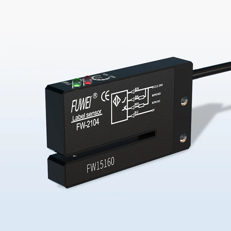 

FW-2104N Card Slot Type Photoelectric Label Sensor Suitable For Non Transparent Labels High Automatic Labeling Machine High Spee