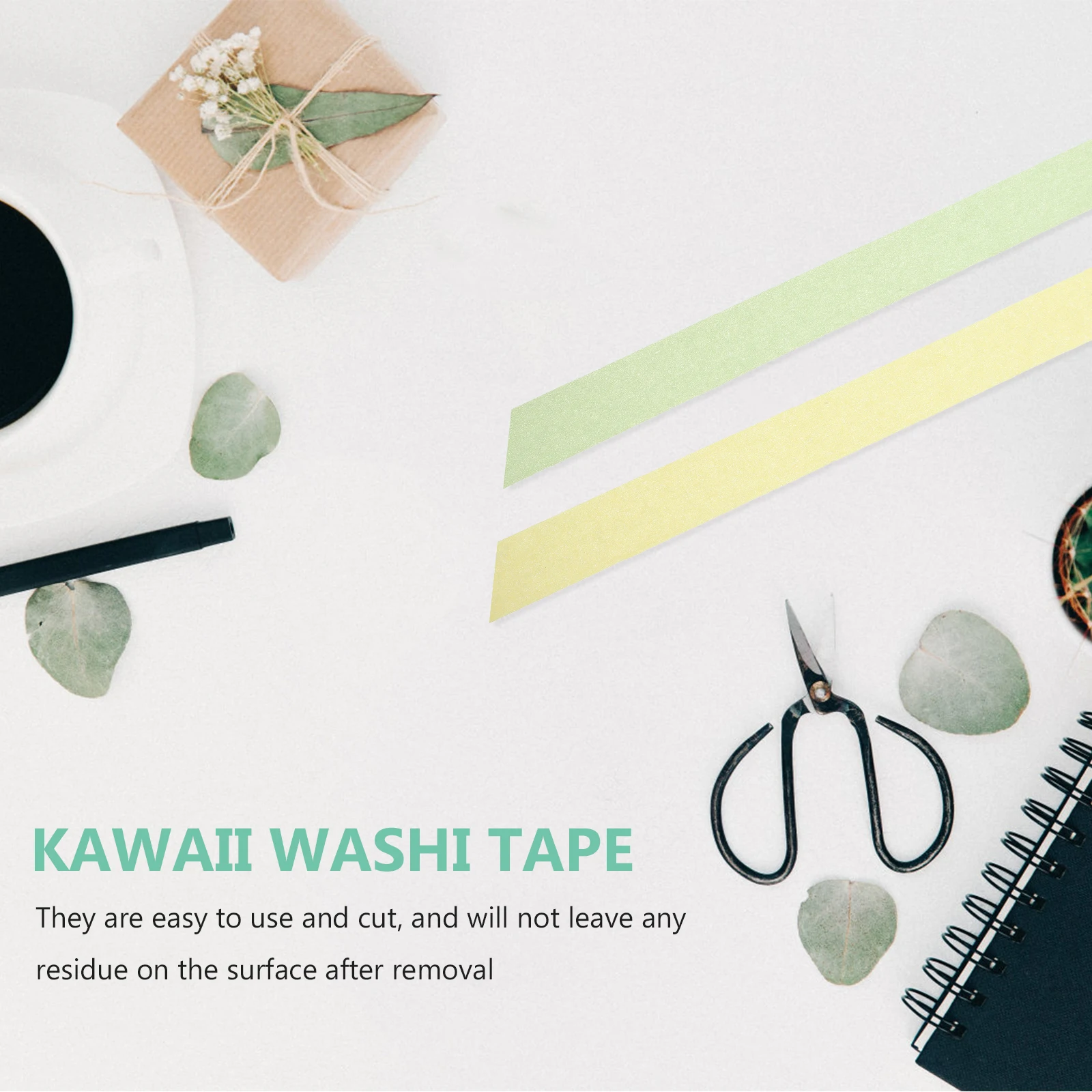 

2 Rolls Scrapbook Tape Decorative Adhesive Diy Craft Washi Tapes For Journal Notebook Calendar Photo Frame Scrapbooking Supplies