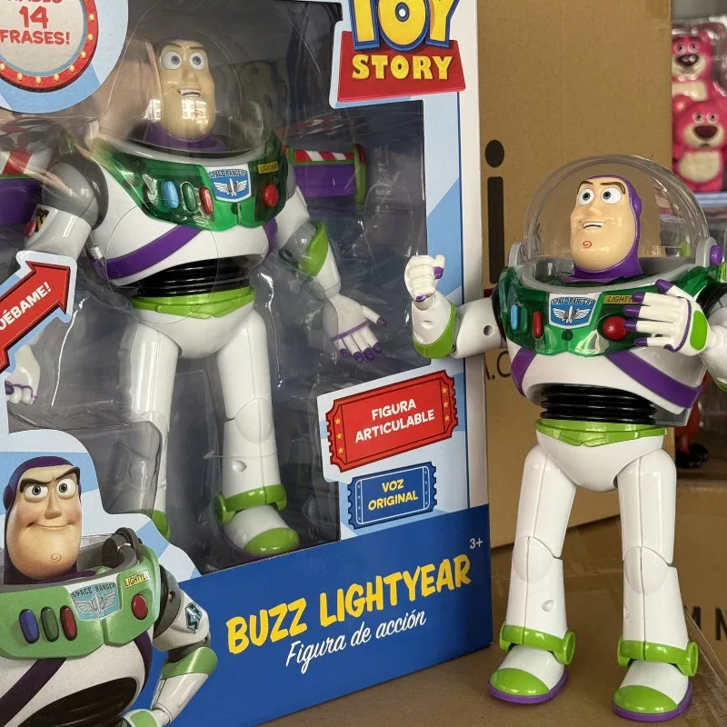 Original Buzz Lightyear Toy Story Spanish Language Wings Super