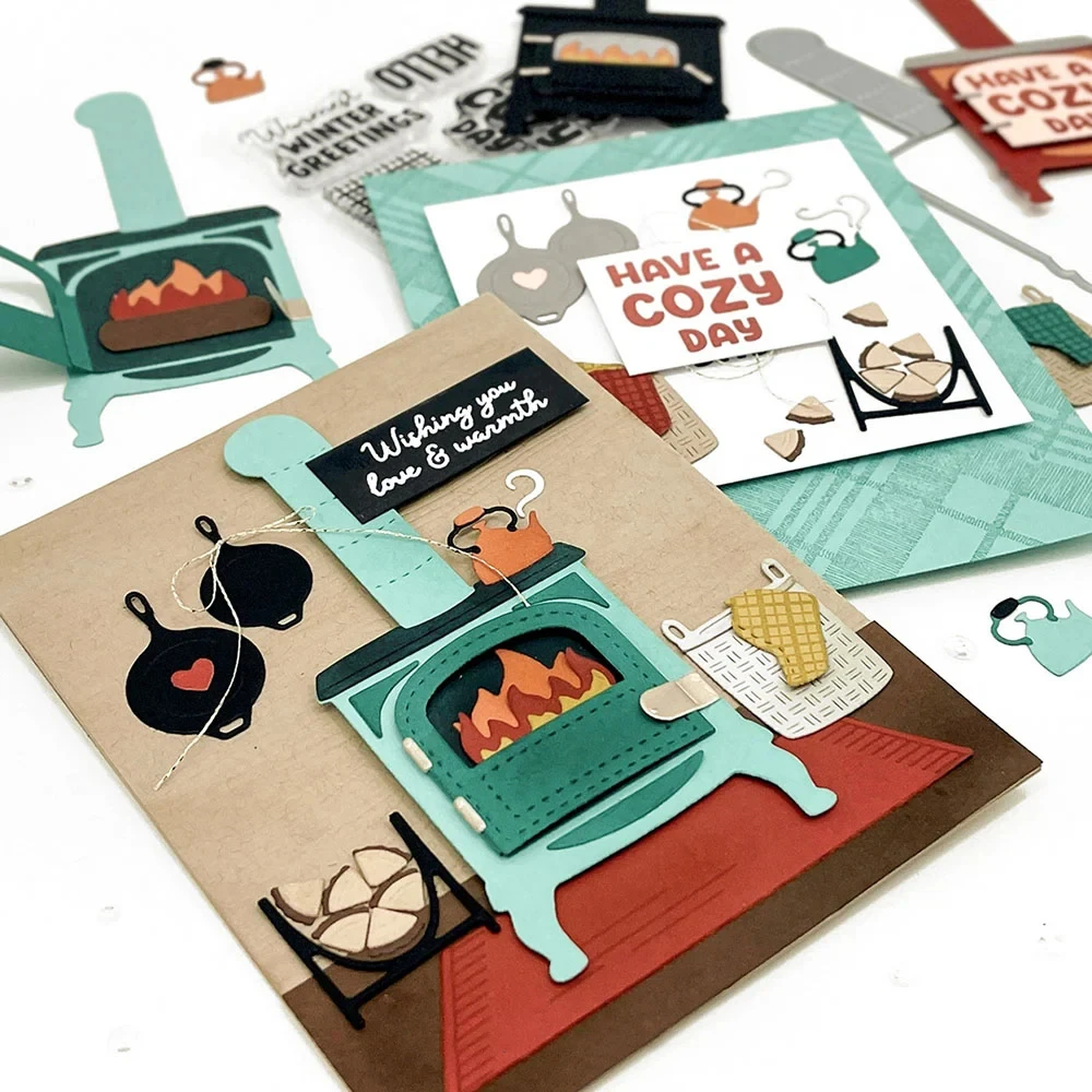 Love Door Soda Drink Spring Floral Dog Cat Hello Clear Stamps/Dies For DIY Scrapbooking Photo Album Making Card Crafts