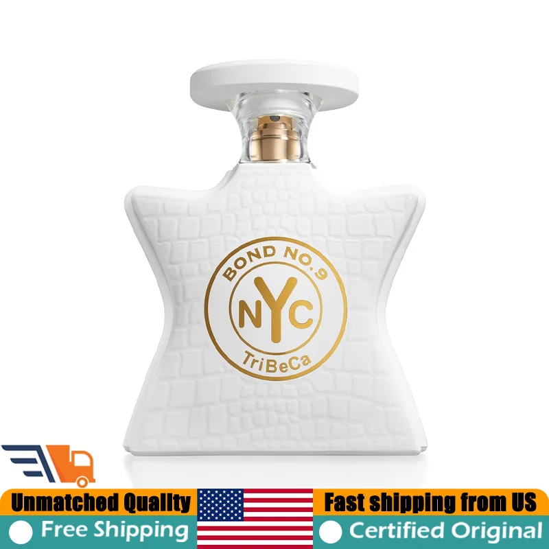 

Bond No 9 New York TriBeCa Eau de Parfum Spray 3.4 Oz Premium Lasting Oriental Vanilla Gourmand Unisex Pheromone Cologne Perfume
