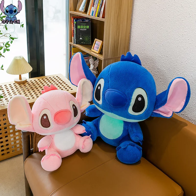 Kawaii Stitch Plush Toy Lilo and Stitch Plushie Stuff Cushion Pillow Home Decor Birthday Gift Girl Disney Anime Figure Children