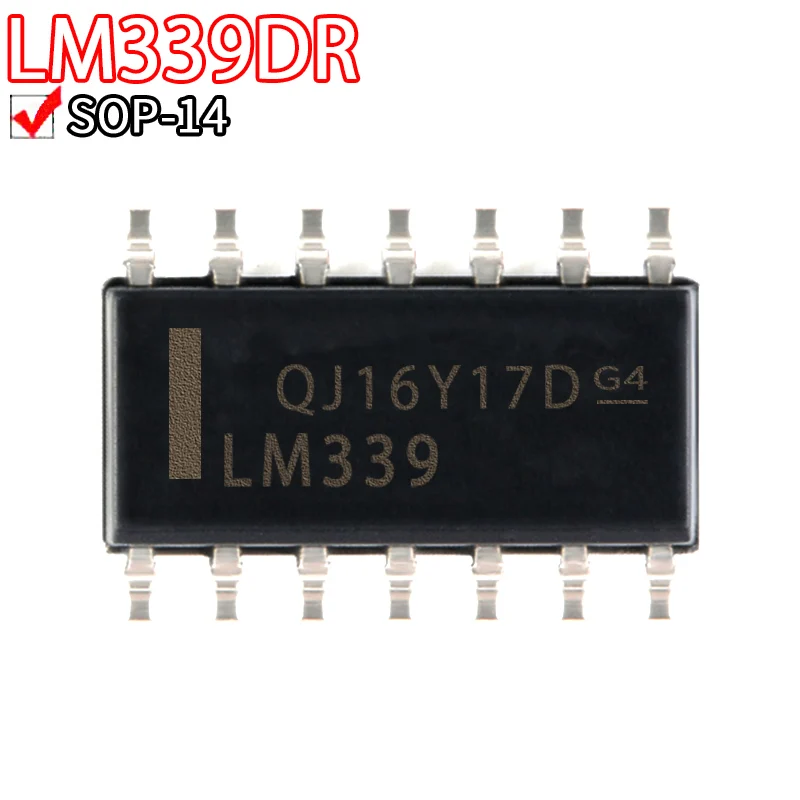 

50 шт. LM339DR SOP-14 Пластиковый защитный корпус