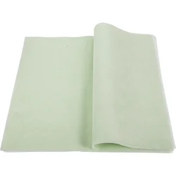 50 Sheets Wrapping Paper Green Tissue Bulk Gifts Fold Packing Handcraft Folding Colored Fiber