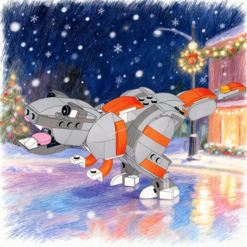 

264pcs MOC Creator 3 1 T Rex Model Building Toy Blocks Assemble Construction DIY Creative Idea Brick Christmas Gift Education