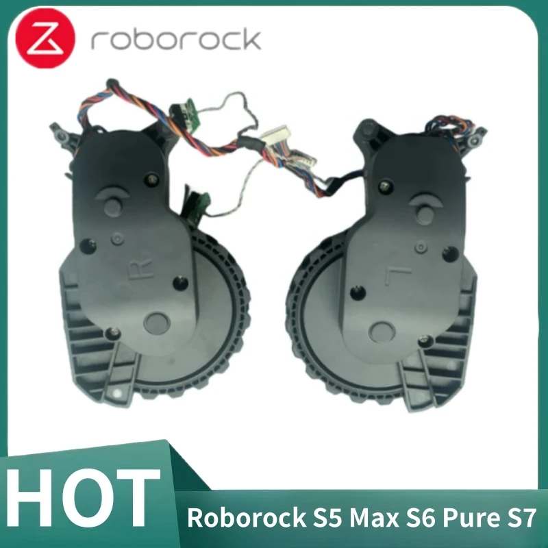 Roborock-s5 max s6 puro s7 aspirador roda, roda esquerda e direita, acessórios originais