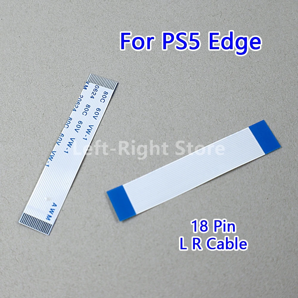 8PCS 18Pin R2 L2 L1 R1 Button Panel Ribbon Flex Cable 6 Pin Back Paddle Flex Handle For PS5 Edge Controller