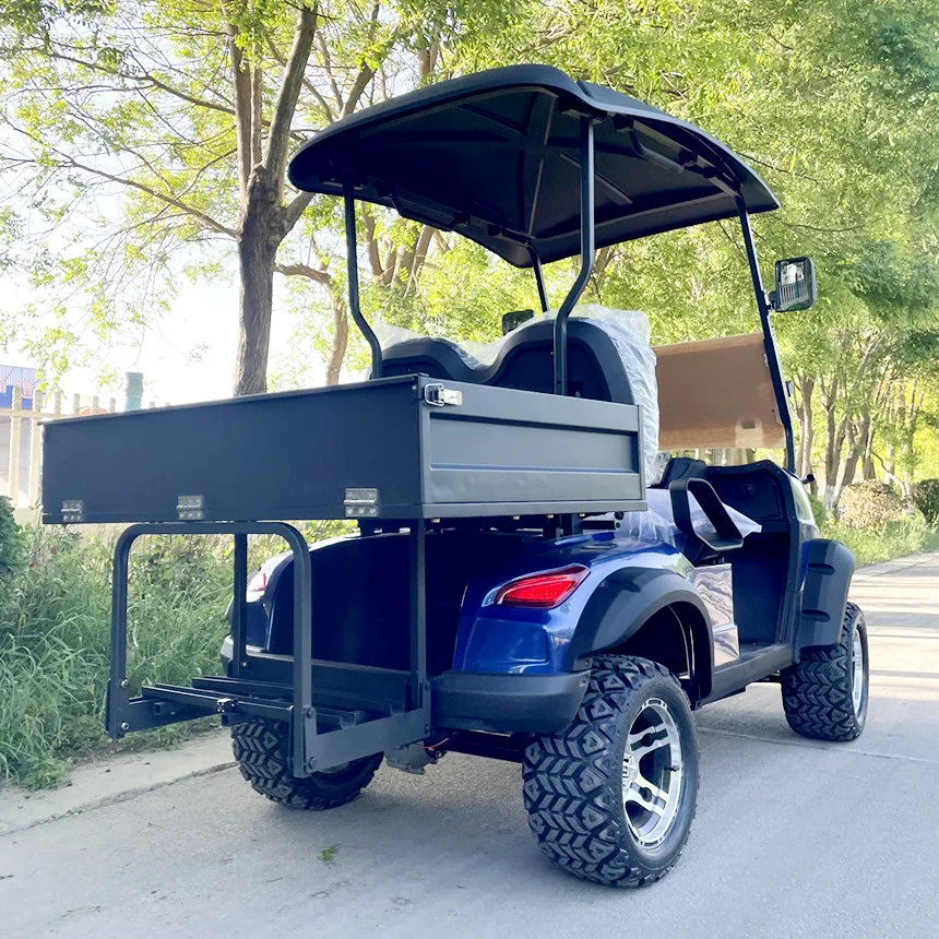 The world's first Lithium Battery Golf Cart in 2024 14-Inch Off-Road Tires Largest Charger Smart Motor