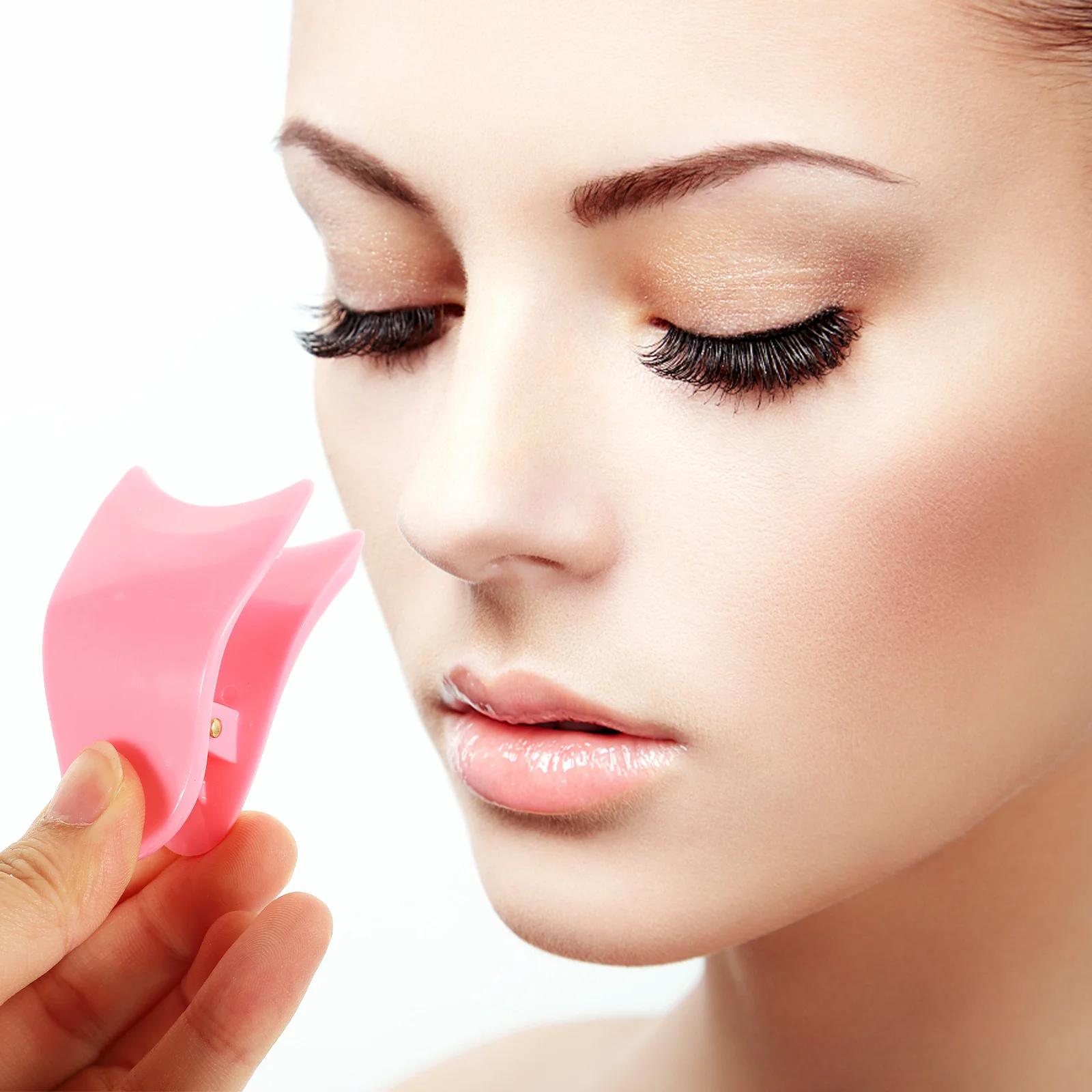 4 قطع من أدوات تطبيق الرموش الصناعية، مشبك لوضع الرموش الصناعية بدقة، إكسسوارات مكياج مريحة