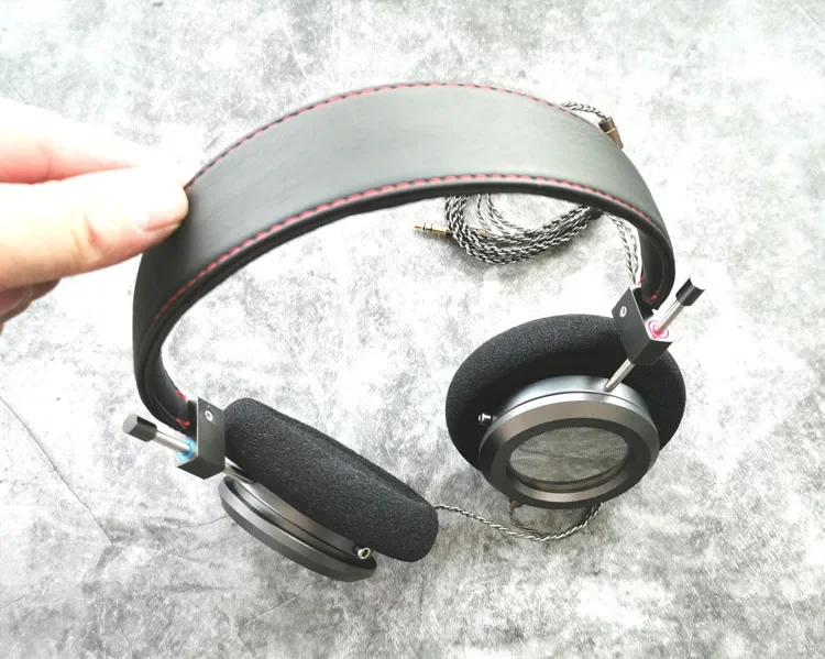 High-end DIY custom hifi fever monitor headphones open type 40mm large unit moving ring female poison headphones