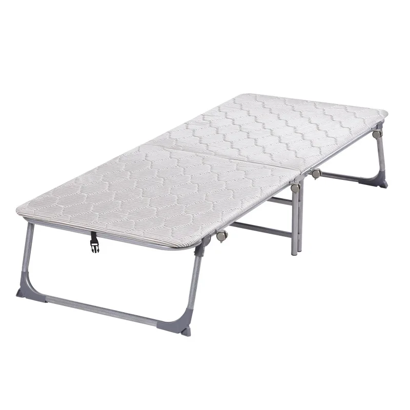 Hard board lunch break folding home nap escort wooden board single simple camp bed