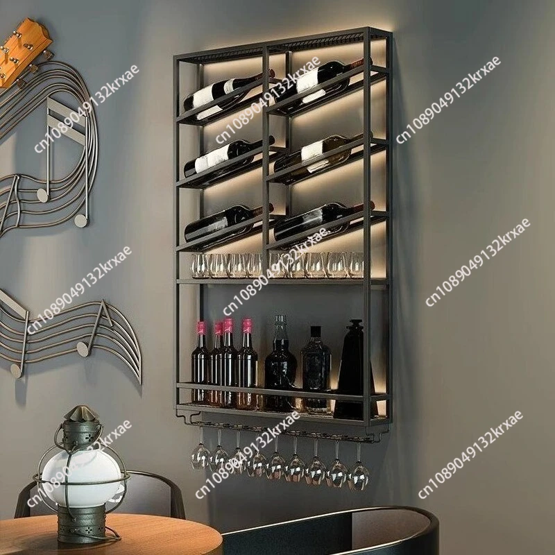 

Wall Hanging Plane Display Wine Rack Store Wine Decoration Rack Iron Household Wall Display Rack