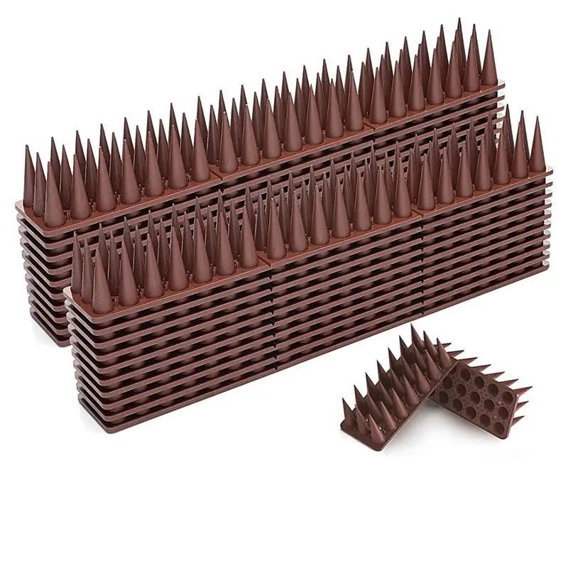 AB42-20 PCS Birds Repellent Spikes For Outside To Keep Birds Away,Fence Spikes For Railing And Roof