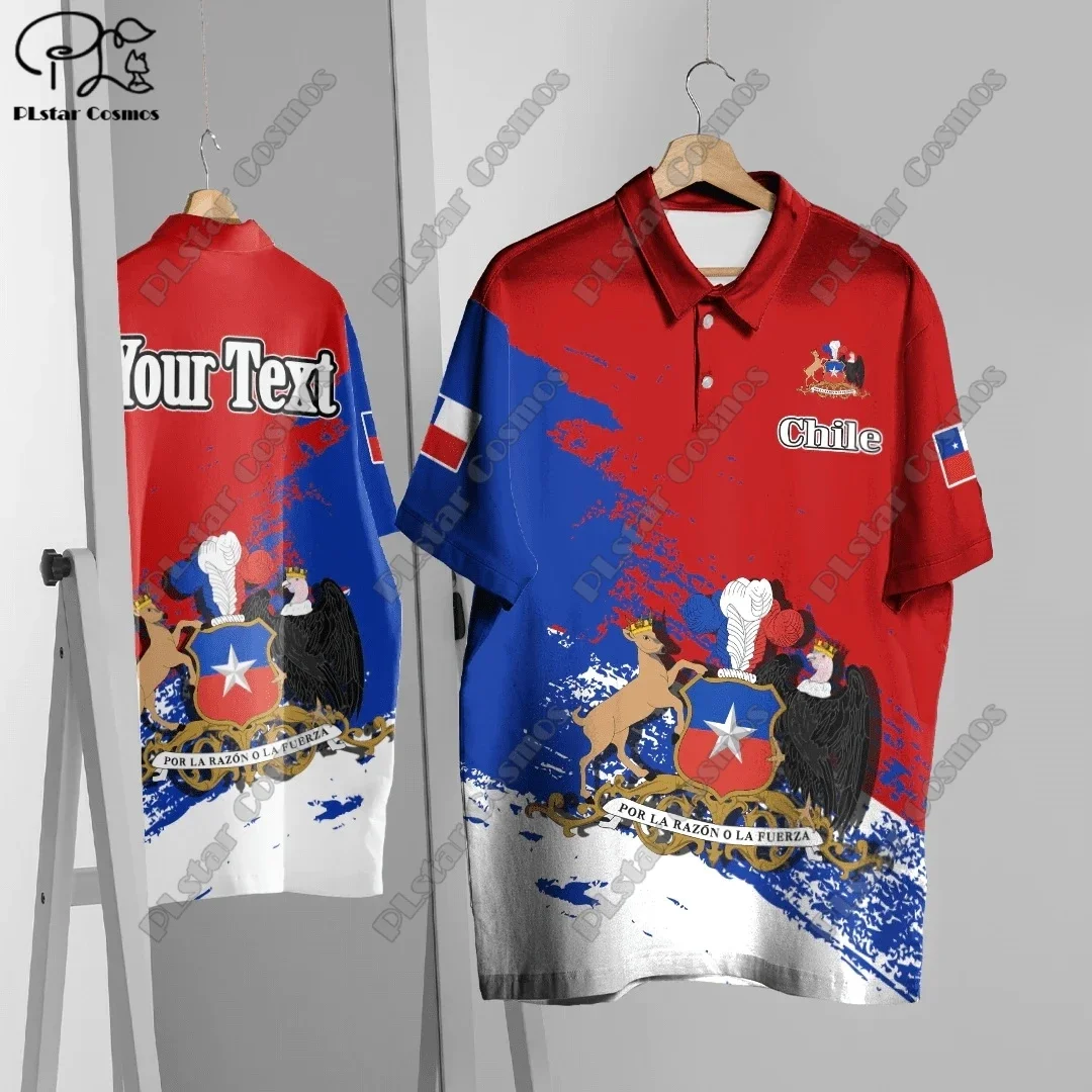 3D Printing New Custom Name Polo Shirt Unisex Chile Colombia Gambia Georgia Ghana Kenya Version Special Polo Shirt