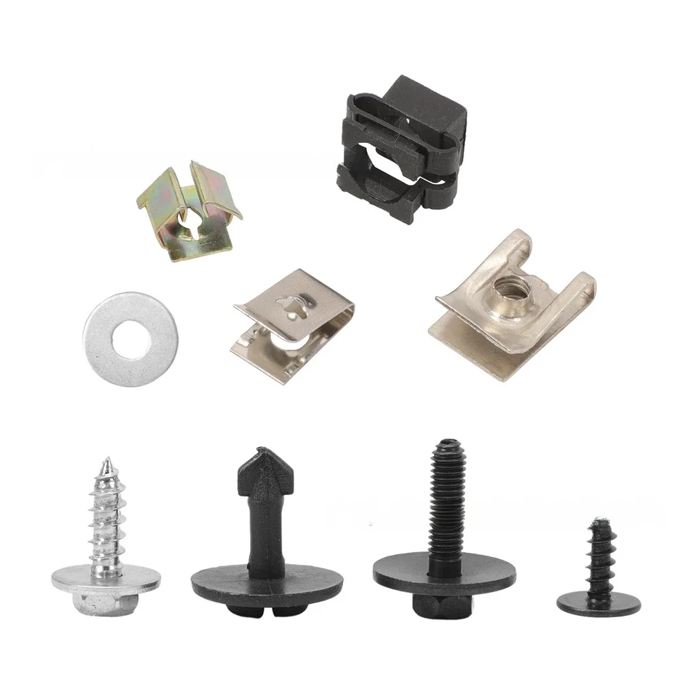

Screw Fixing Clips Engine Cover Repair Kit 4F0863821K 4F0863821T For A6 4B C5 C6 For Allroad 1997 2005 2004 2011 Car Parts Set