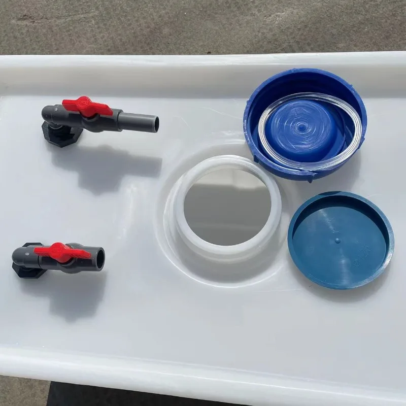 100L horizontal pickup truck excavator diesel bucket truck anticorrosive plastic vehicle water tank.