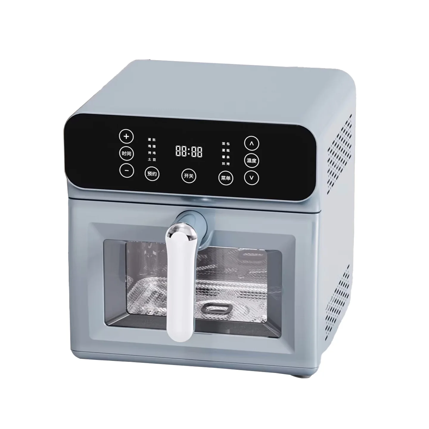 7.5L Large Capacity Oil Free Touchscreen Air Fryer Oven With Observation Window Automatic Multifunctional Electric Hot Air Fryer