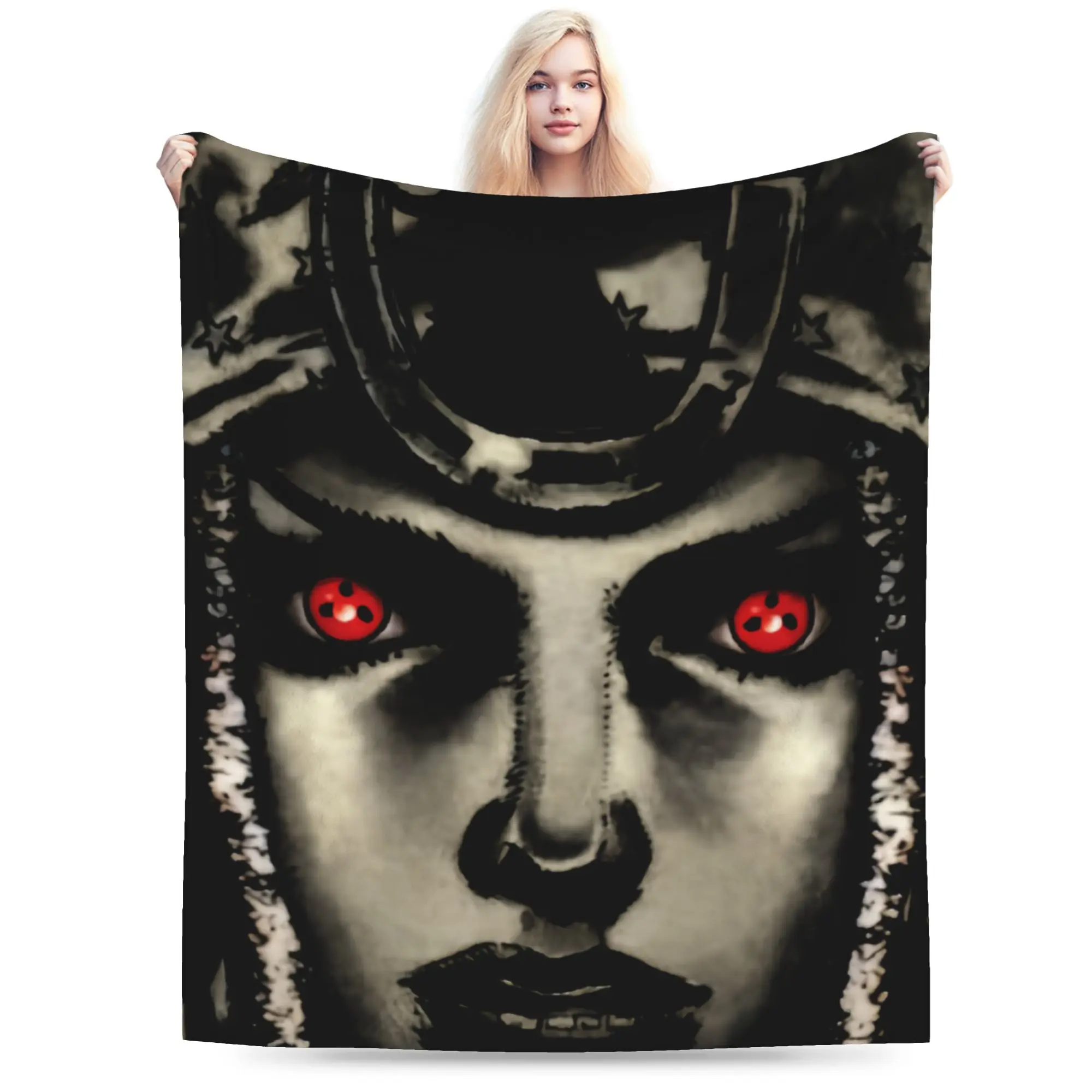 Cursed Johnny Joestar Steel Ball Run Blanket Fleece Decoration  Breathable Ultra-Soft Throw Blanket for Sofa Outdoor Bedspread