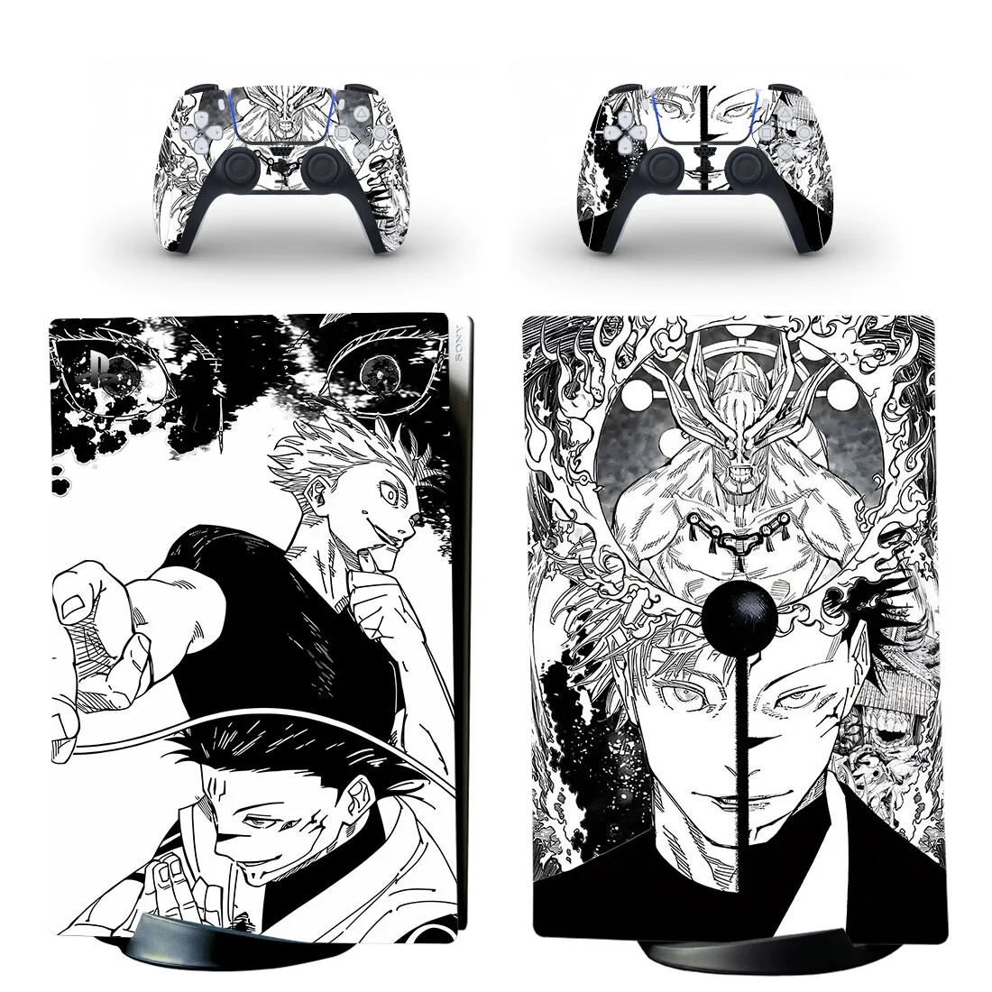 anime-jujutsu-kaisen-ps5-adesivo-de-pele-digital-decalque-capa-para-console-e-2-controladores-ps5-adesivo-de-pele-vinil