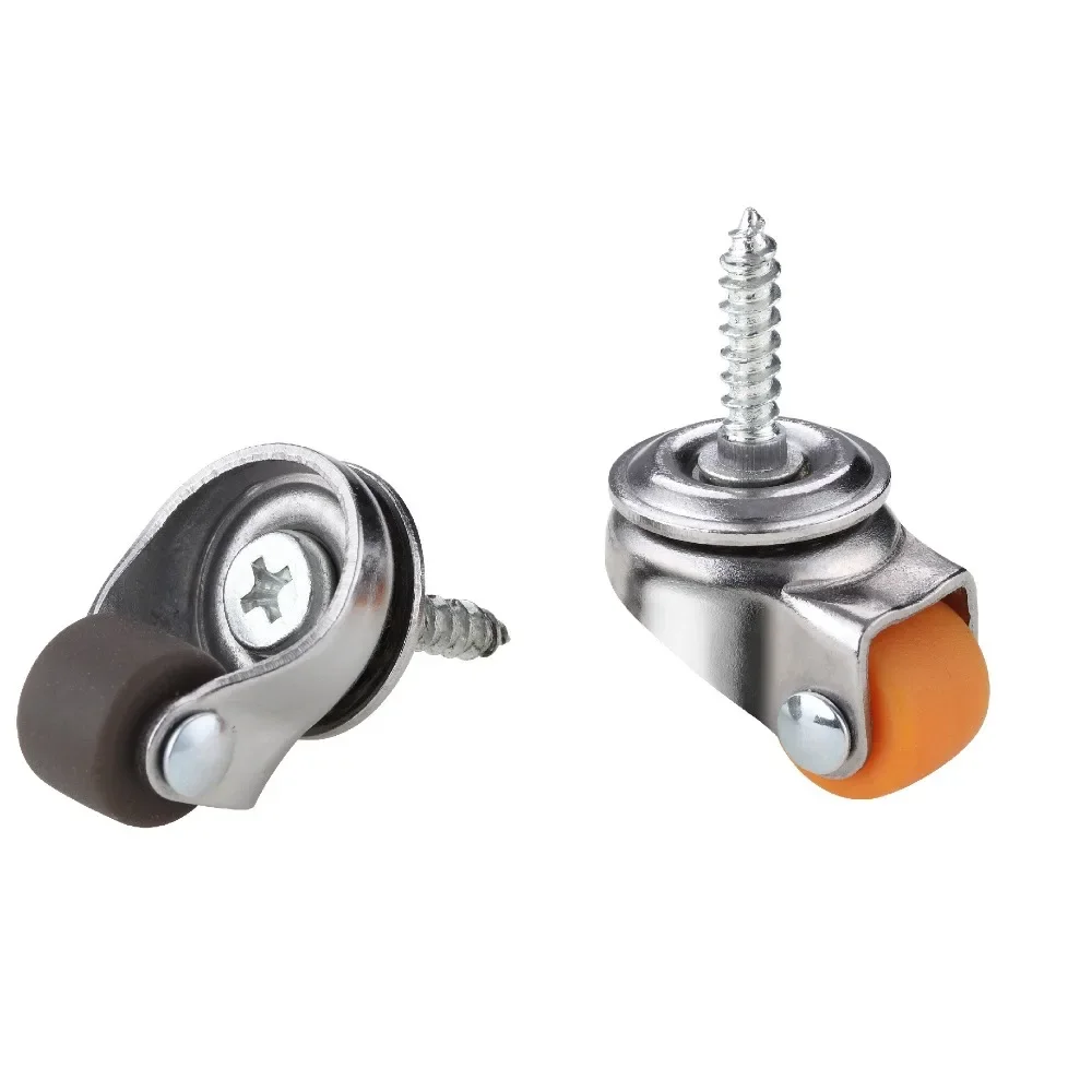 Imagen 4: Ruedas pequeñas de 0,5 pulgadas, Mini ruedas de perfil bajo sin ruido, caja de almacenamiento DIY, ruedas para muebles pequeños, electrodomésticos, 4 Uds.