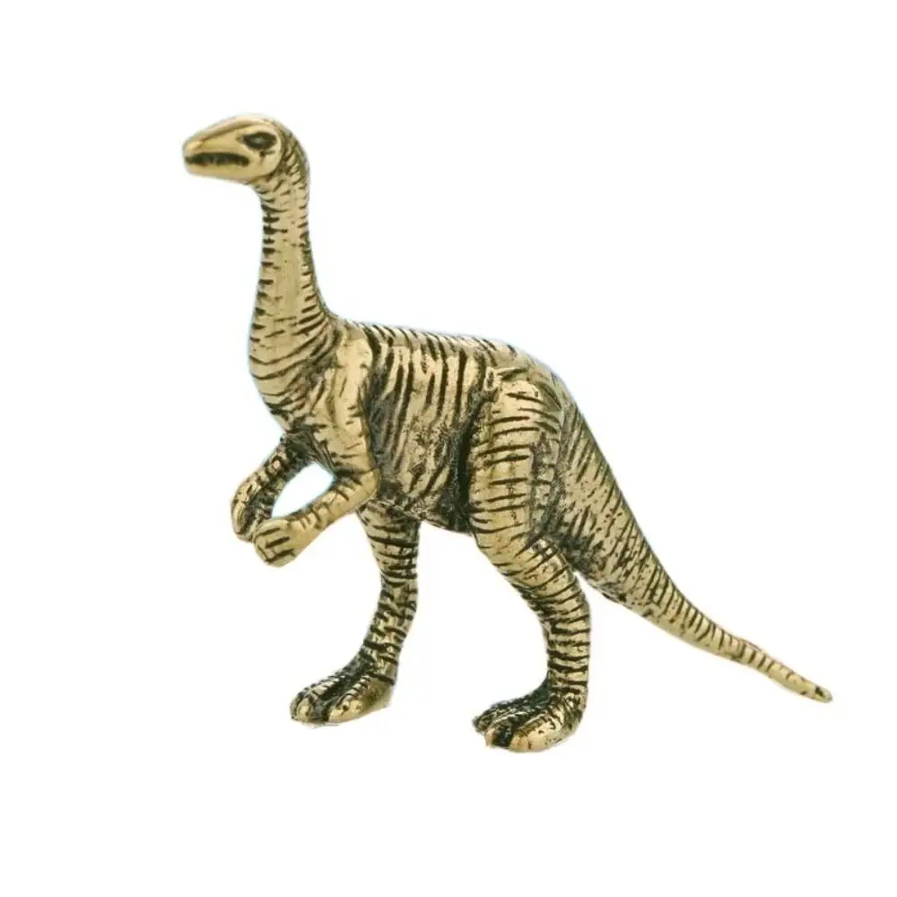 

Small Alloy Dinosaur Statue Vintage Mini Dinosaur Miniatures DIY Animal Children Dinosaur Toy Feng Shui Decor
