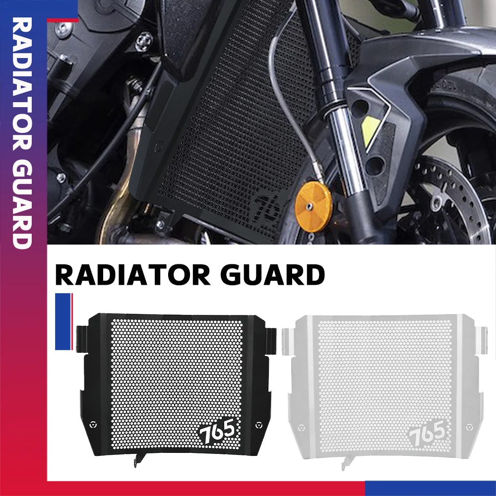 

Motorcycle FOR Street Triple Moto2 765 RS R StreetTriple765 2023 2024 2025 STREETTRIPLE RS Radiator Grille Guard Cover Protector