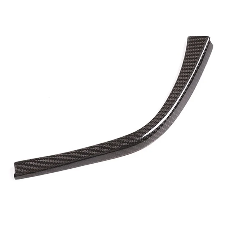 Bandes latérales en forme de L pour changement de vitesse de voiture en fibre de carbone véritable, garniture de panneau intérieur, BMW F80 F82 F83 M3 figuré 2014-2018(LHD)