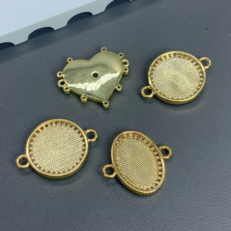 Exquisite Cubic Zircon Virgin Mary Guadalupe Pendants Natural Shells Heart Shaped charms For DIY Bracelet Jewelry Accessories image 2