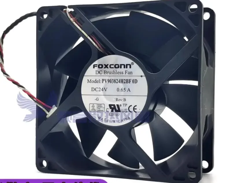 

Ltsf For FOXCONN PV903824H2BF DC 24V 0.65A 90x90x38mm 3-Wire Server Cooling Fan 9cm