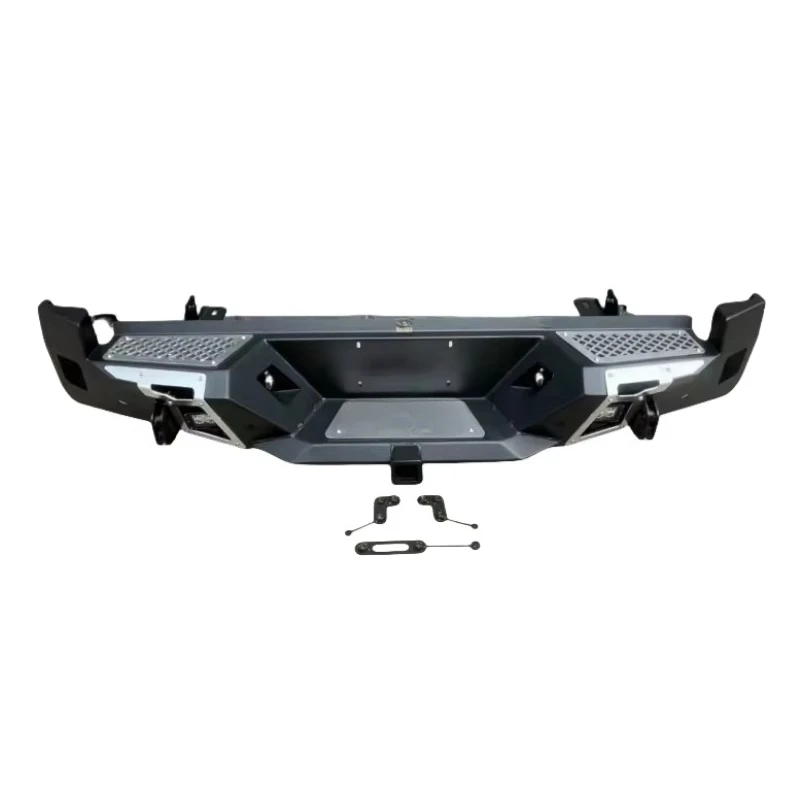 

Brand New Luxury Steel Rear Bumper for Isuzu D-Max 2012-2019 Easy Install with Fog Light Cutouts