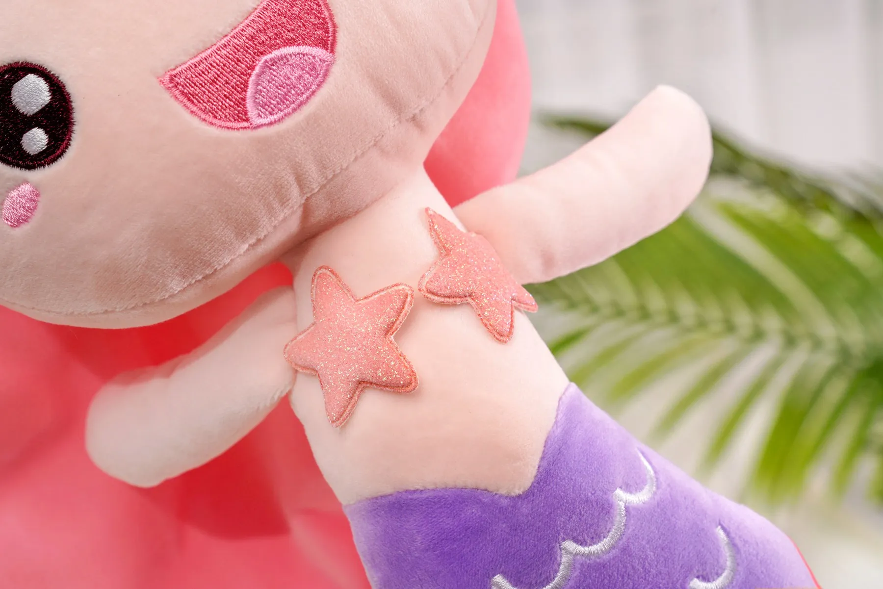 Hochwertige Stoffpuppe im Prinzessinnen-Stil, Meerjungfrau-Plüschpuppen, bestes Geschenk, Spielzeug für Kinder, Mädchen, Heimdekoration, Geburtstagsgeschenk für Kinder – Detail 12