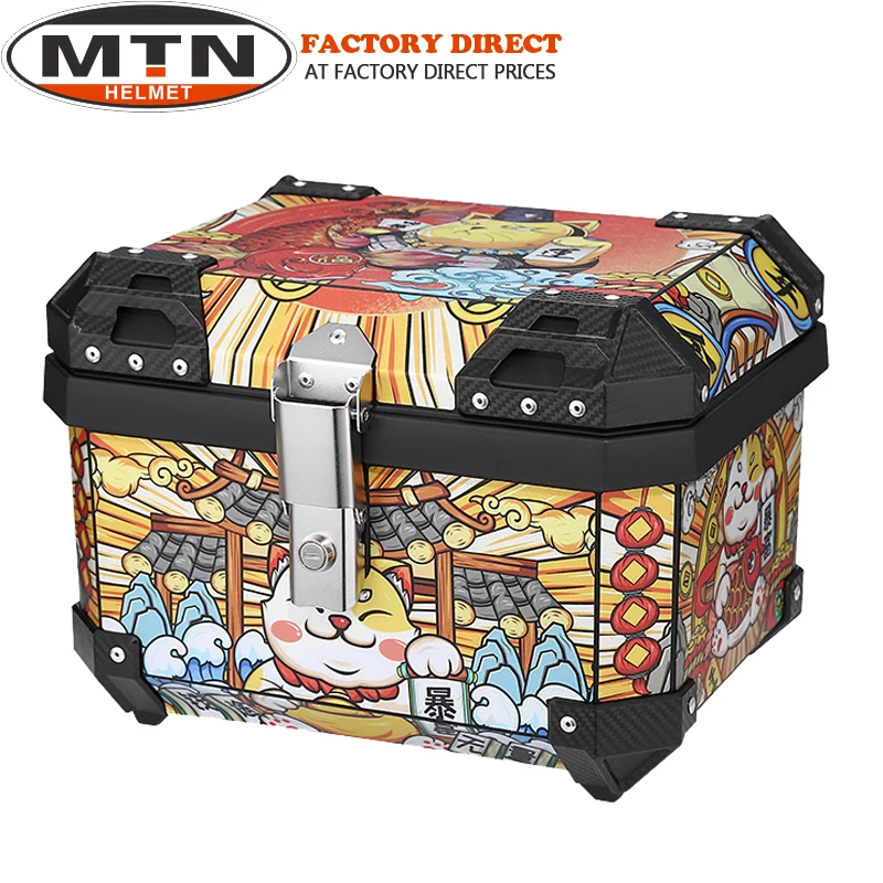 

36L LUCKY CAT Motorcycle Trunk for R1250GS F850GS G310gs F750gs Top Rear Luggage Tool Tail Box Motorcycle Tail Box