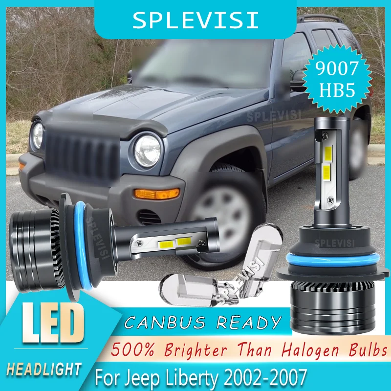 

Direct Replacement Long-Lasting Strong Illumination 9007 durable Headlight LED For Jeep Liberty 2002 2003 2004 2005 2006 2007