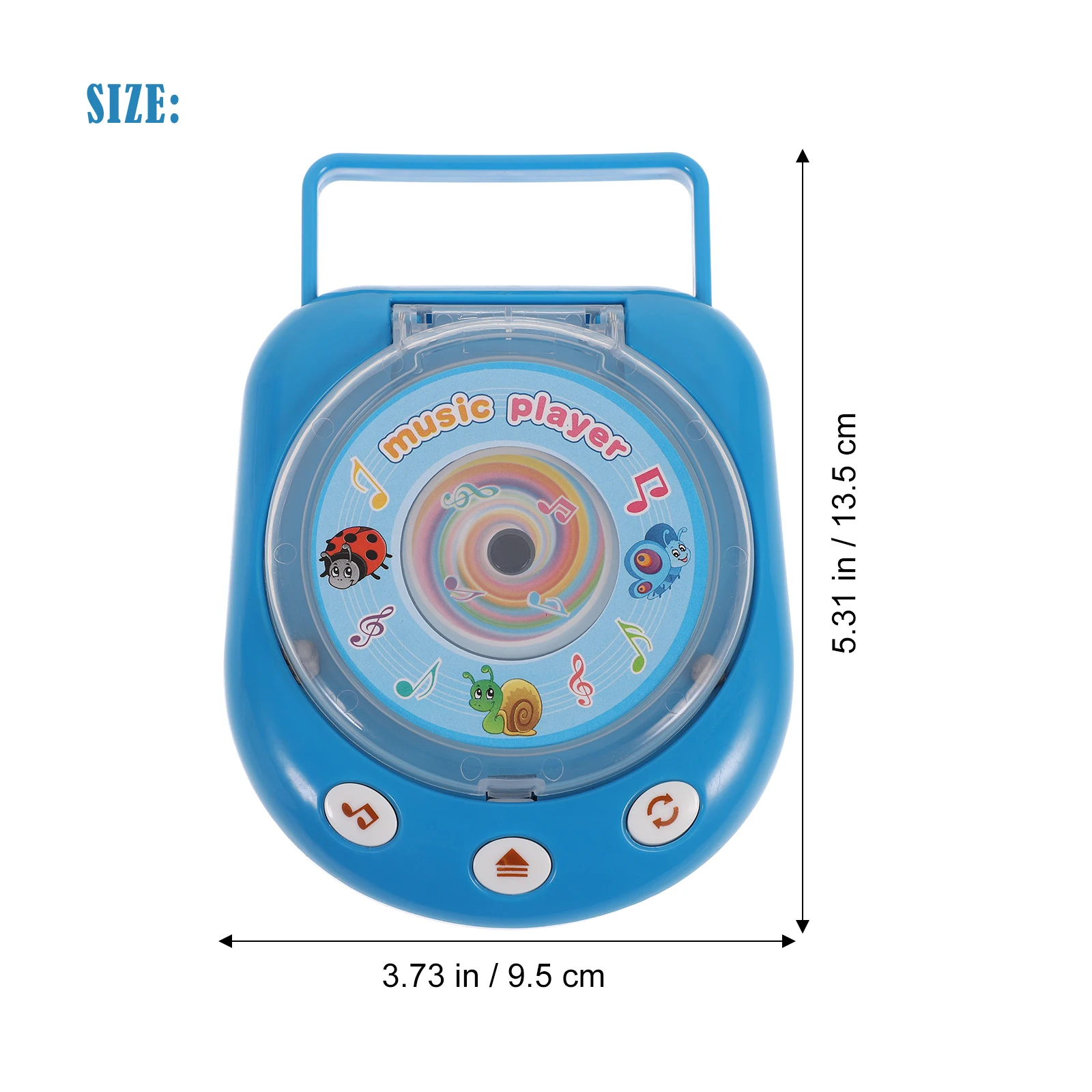 1pc lettore di CD musicale luminoso gioco educativo creativo plastica per bambini elettrodomestico regalo di apprendimento interattivo per