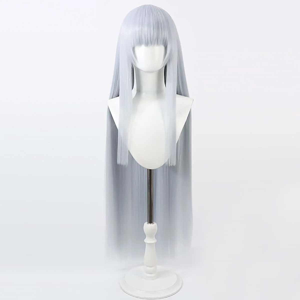 วิกผมยาวสีฟ้าอ่อน 1 เมตร สำหรับคอสเพลย์ตัวละครอุชิโอะ โนอา จากอนิเมะเรื่องบลูอาร์ไคฟ์ เกมฮาโลวีนสำหรับผู้หญิง