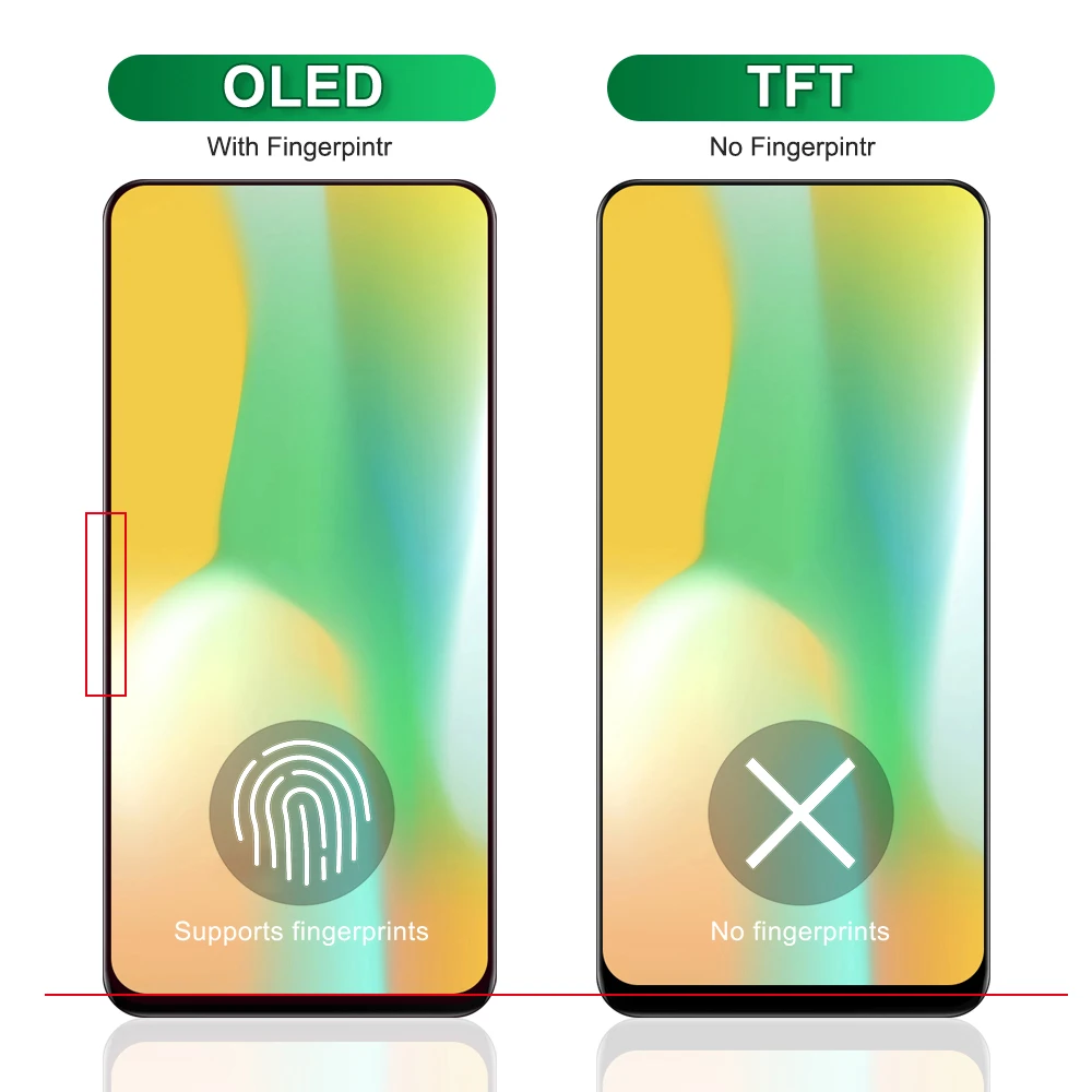 6.4 inch Super AMOLED / TFT For OPPO Reno PCAT00 PCAM00 CPH1917 LCD display touch screen digitizer assembly Replacement