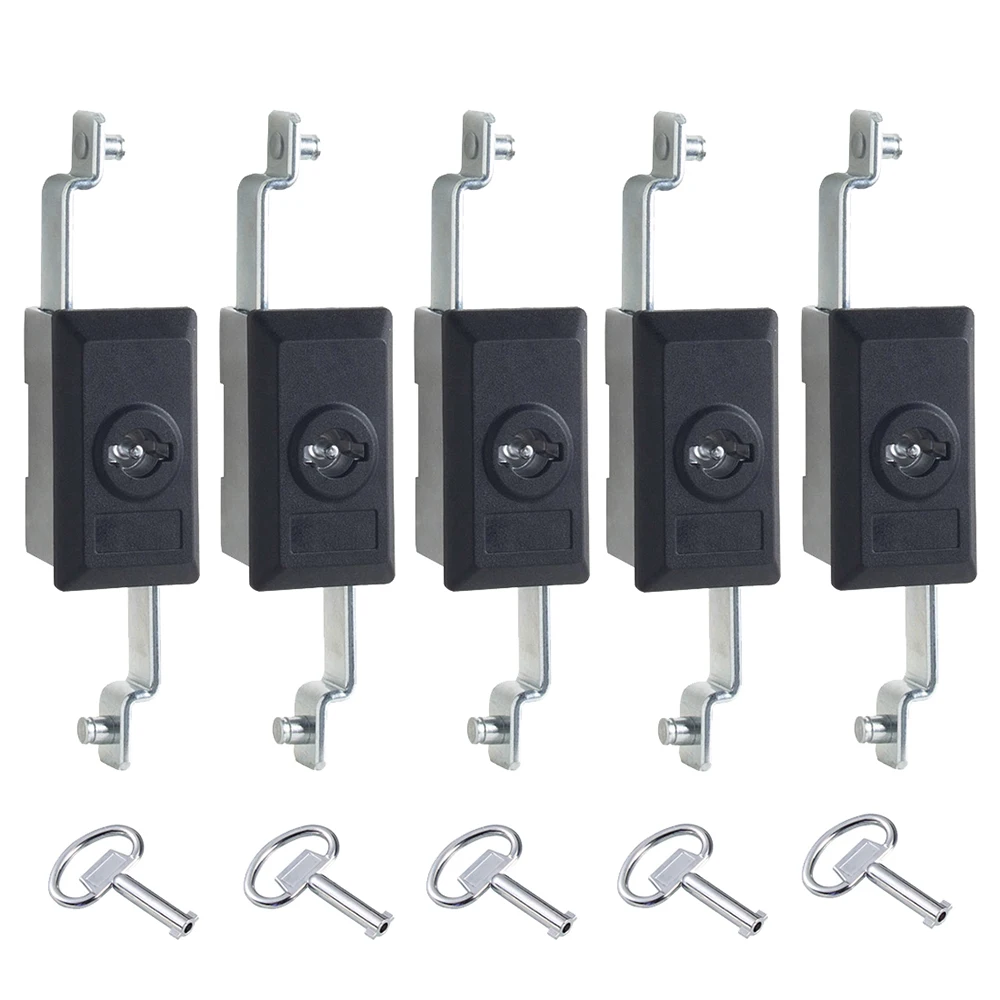 5PCS Zinc Alloy Industrial Panel Locks Distribution Box Chassis Lock Switch Electric Cabinet Door Lock Mechanical Equipment Lock