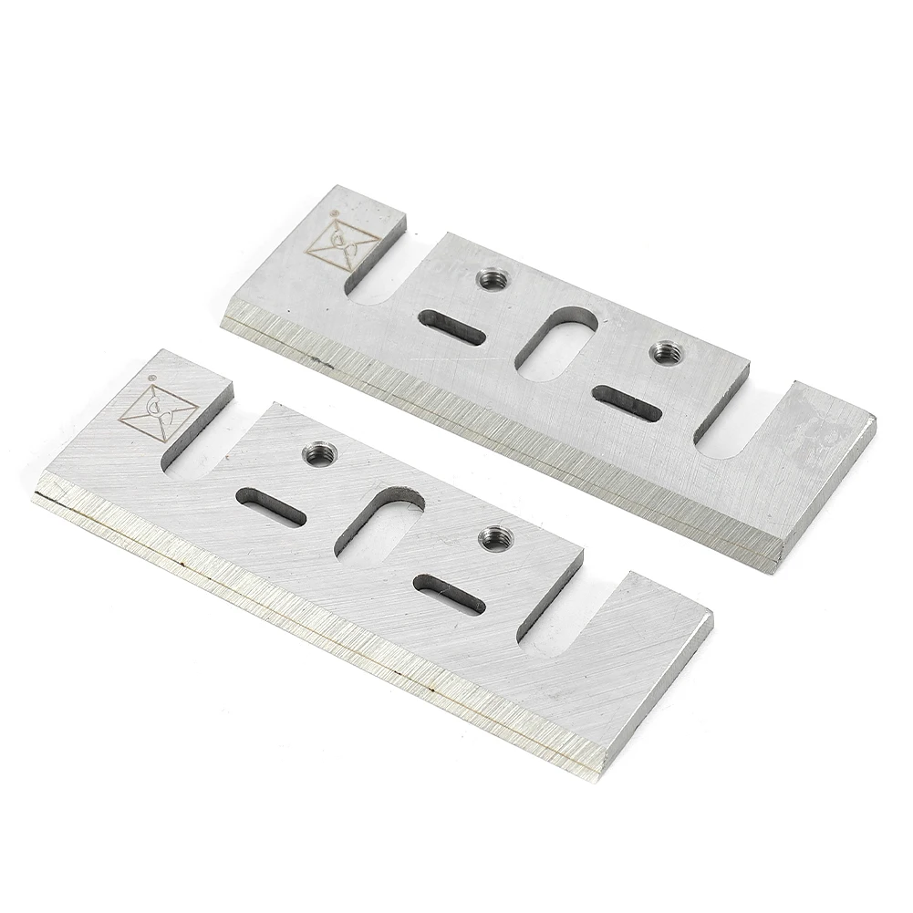 2Pcs 82mm Wood Planer Blade Electric Planer Replacement For 1900B KP0800 F20 D26676 DW680 Electric Screwdriver Accessories