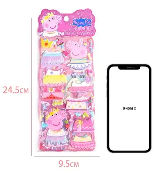 小豬佩奇服裝秀雙層泡泡貼紙小豬卡通圖案兒童筆記本水杯貼紙玩具聖誕禮物 12 最佳銷售 小豬佩奇貼紙 - №9