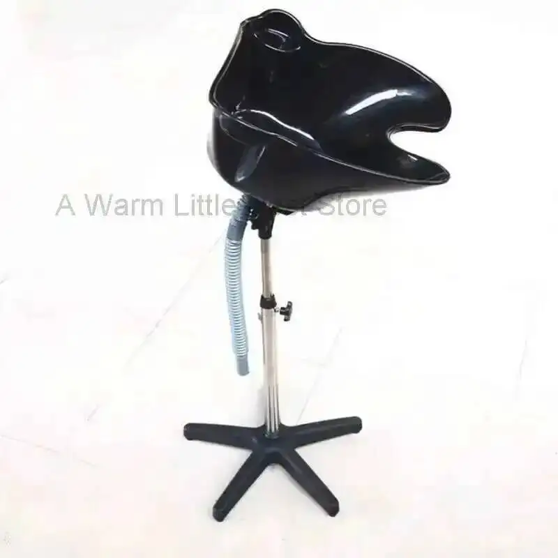 

Height Adjustable Mobile Shampoo Chair Salon Barbershop Furniture Hairdresser Hair Wash Tub Sink Beauty Salon Home Accessories B
