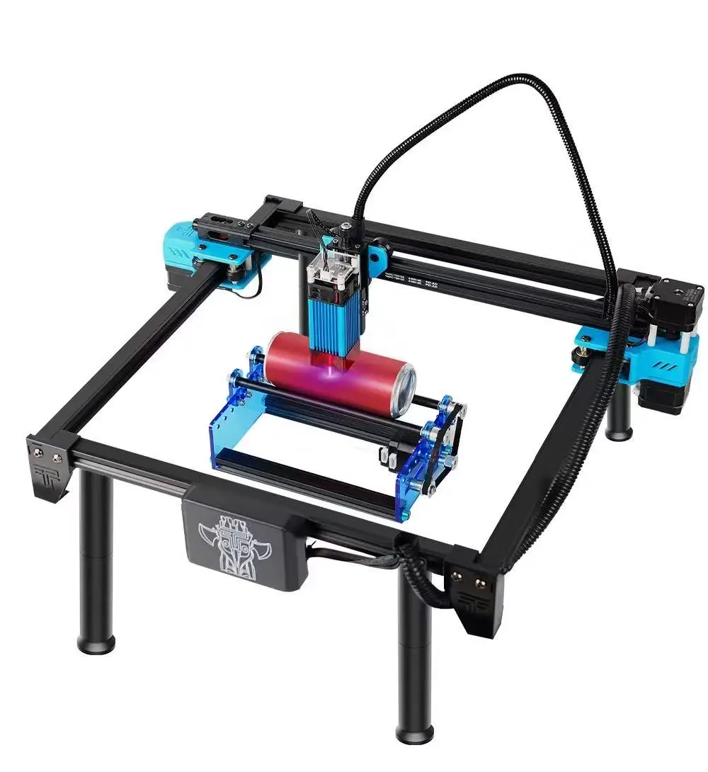 150mm Laser Engraving Machine Leg Expansion Metal Heightening Column  Heighten Kit Can Be Used With Y-axis Rotary Roller Module