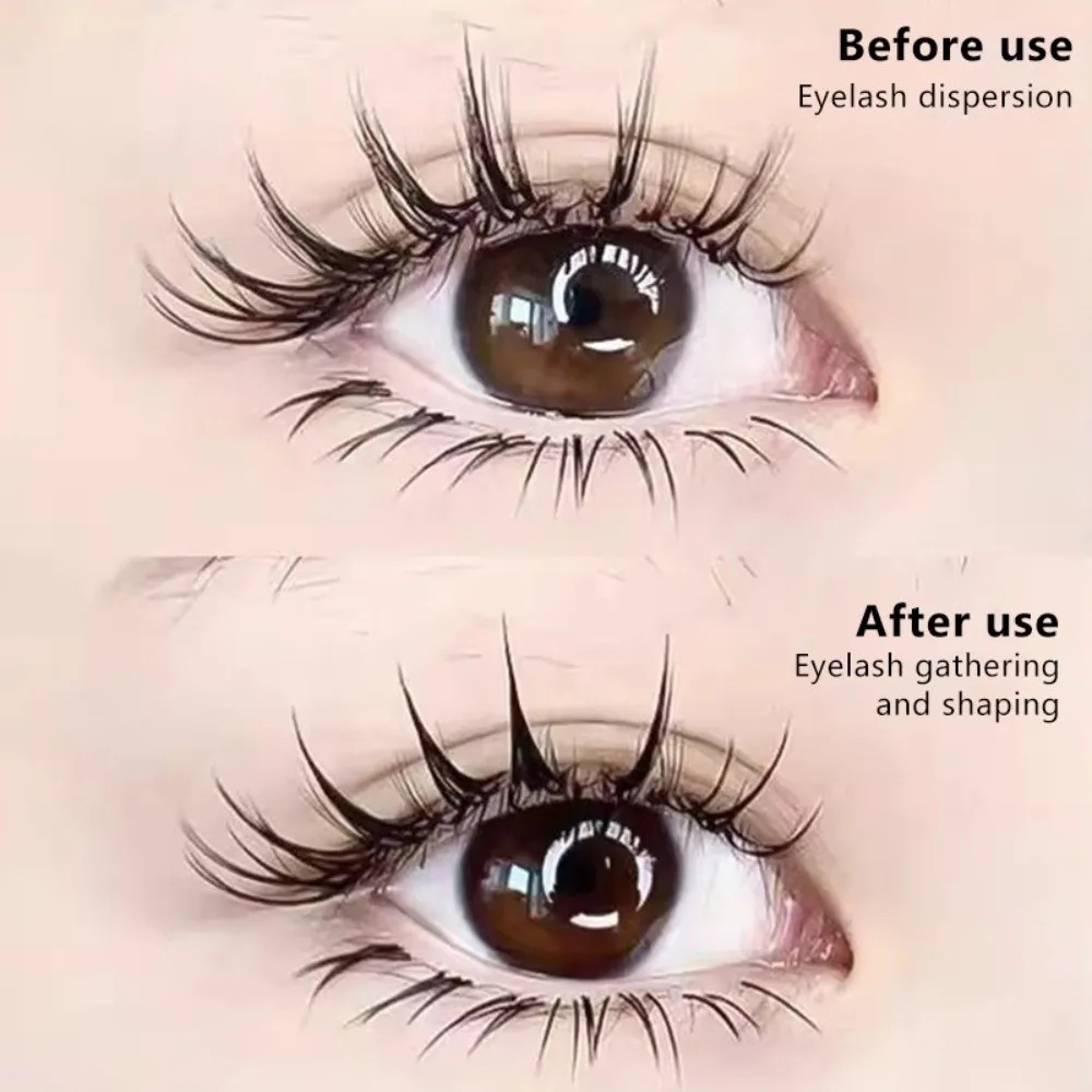 1.5ML Eyelash Styling Gel Fast Drying Waterproof Lash Styling Sealant Soft Brush Non-White Residue Eyelash Raincoat Mascara