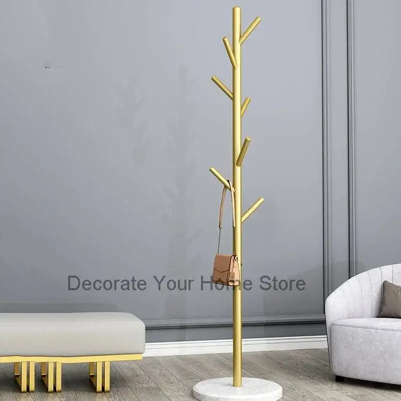 

Entrance Coat Stand Shelf Rack Hanger Clothes Floor Bedroom Metal Multi-hanger Coat Rack Hanging Rack Para Ropa Hall Furniture