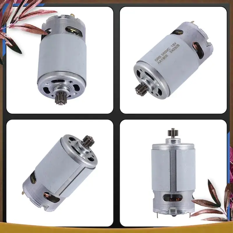 

AB59-RS550 19500 RPM DC Motor With Two-Speed 11 Teeth And High Torque Gear Box For Electric Drill/Screwdriver
