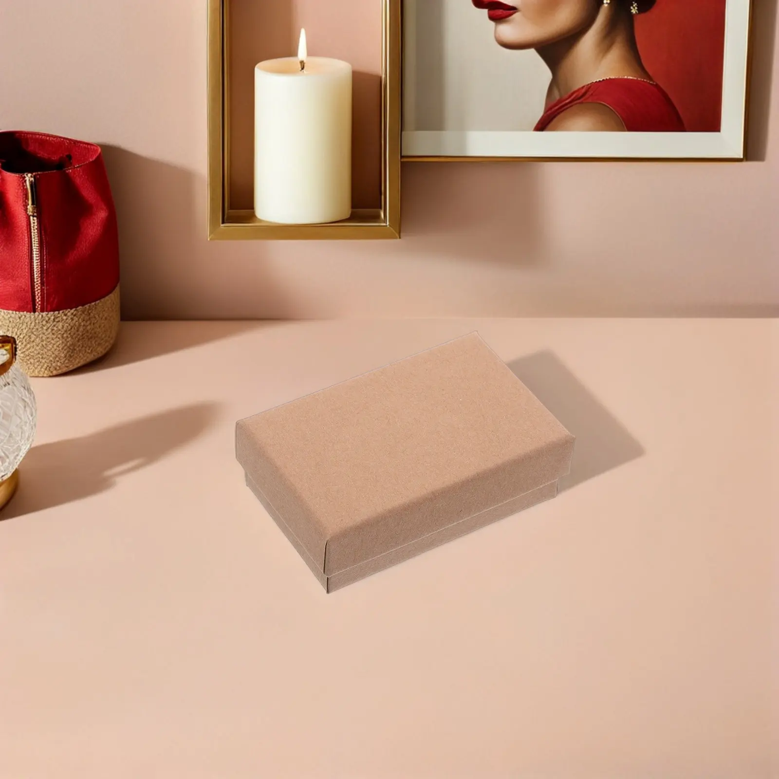 

24Pcs Paper Jewelry Boxes Small Rectangle Present Boxes Lids Rings Necklaces Earrings Bracelets Jewelry Packaging Bulk Display