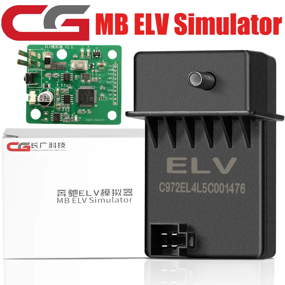 Original CG MB ELV Simulator Replaceable 204/212/207 Car ELV Renew ESL For Benz With CGDI MB For Benz Key Programmer New Release