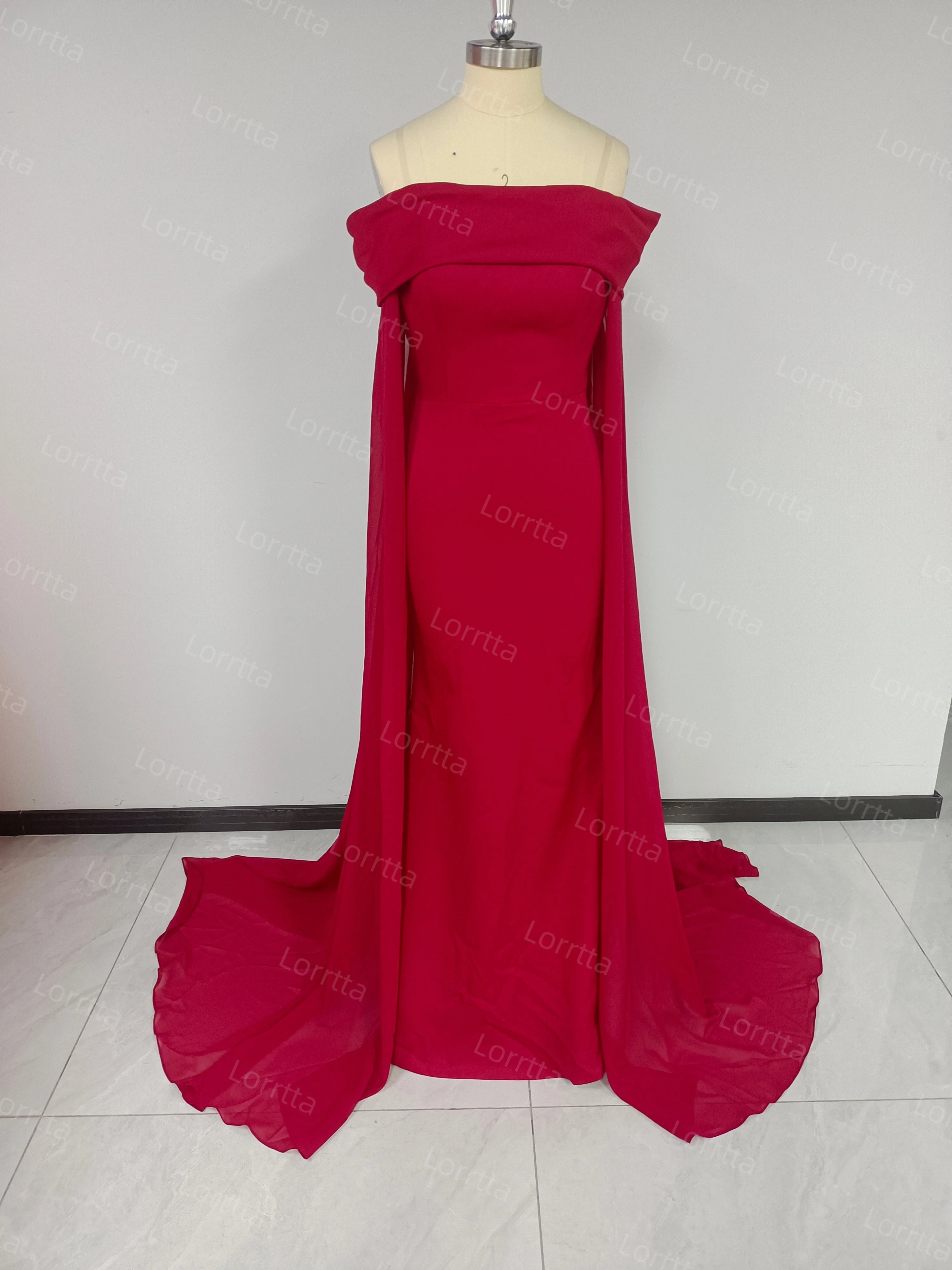 버건디 오프 숄더 이브닝 드레스 사우디 아라비아 우아한 플로트 슬리브 바디콘 여성 칵테일 파티 웨딩 게스트 드레스