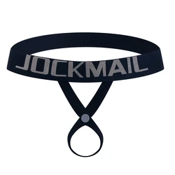 JOCKMAIL Men Sexy G String Thong  Jockstrap Sissy Bondage Gay Underwear Tangas Penis Rings Pouch  Harness Lingerie  Cockstraps