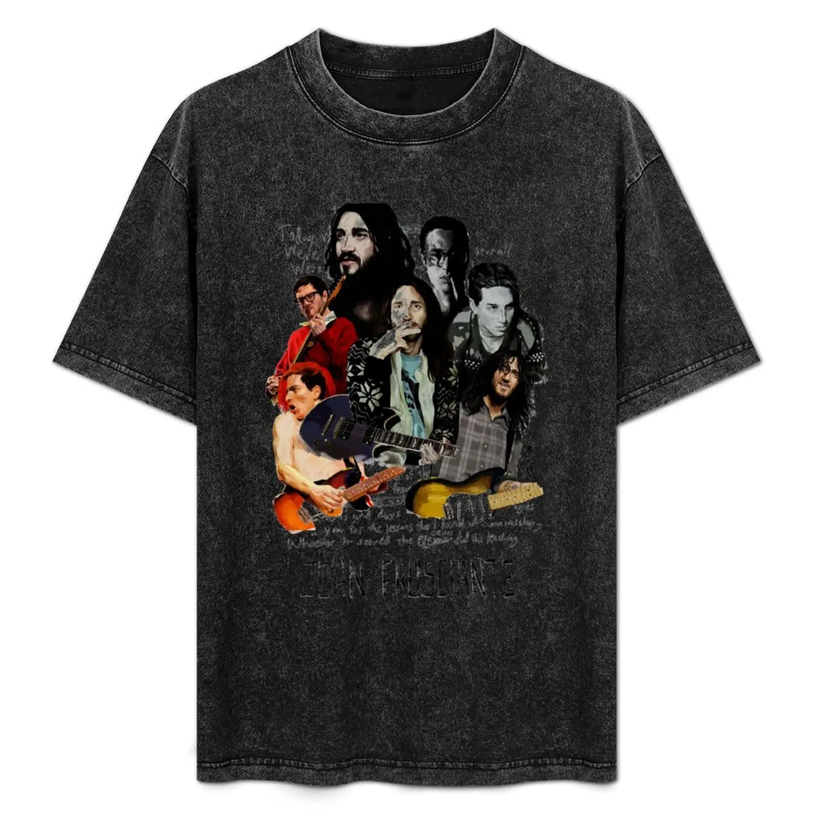 

John Frusciante 90s T-Shirt black cotton t-shirt plain for man package man t shirts for men casual T-Shirt